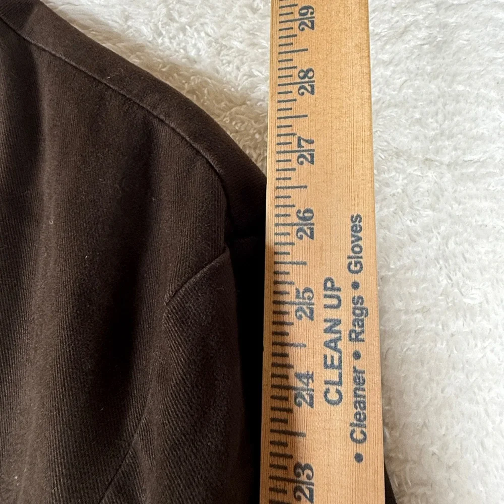 VTG Old Navy Classic Tailored Mens L Brown Nylon Heavy Thick Blazer 335697-00-2